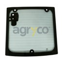 Vitre arriere degivrantebombee - teintee pour téléscopique MANITOU 52637077 adaptable