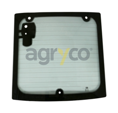 Vitre arriere degivrantebombee - teintee pour téléscopique MANITOU 52637077 adaptable