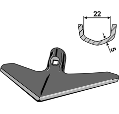 Soc triangulaire pour vibroculteur LEMKEN 008306|3374356 - BlackSteel©