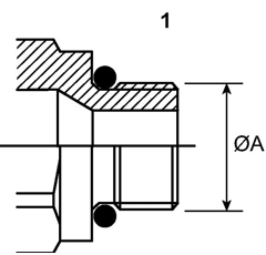Coupleur rapide 1/2" pour tracteur CASE IH 5152194 adaptable