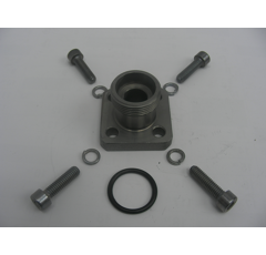 Gerader-Schraubflansch    AG 26x1.5Lochkreis 35 mm, max. Betriebsdruck 250 barO-Ring 20x2.5  GF35CEL18