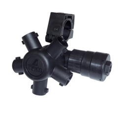 Porte buses Pentajet Anti-goutte à air Droite Viton ∅28 perçage 10 mm | ARAG