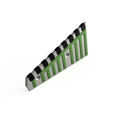 Contre-sep Gauche carbure équerres et rechargement pour charrue LEMKEN 3411525 adaptable