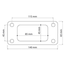 Joint de tube d'échappement CASE IH adaptable 3136248R1