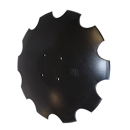 Disque crénelé ∅510x5 pour déchaumeur KERNER adaptable - Blacksteel©