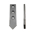 Sabot 3 trous avec plaquettes carbure, plaquettes latérales ACTISOL 19300003 adaptable