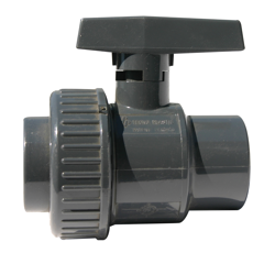 Vanne simple union PVC type SVE femelle/femelle 2" - RENSON