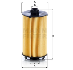 MANN  Flüssigkeitsfilterelement HU12007X