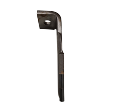 Dent de herse rotative Droite 2 plaquettes carbure, fixation rapide RABEWERK 8437.77.01 adaptable