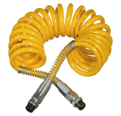 Câble pneumatique spiralé filetage mâle M16 x 1,5 mm adaptable