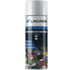 Peinture de finition Blanc jantes aluminium UNIVERSEL aérosol 400ml| LACAGRI