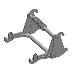 Interface pour chargeur frontaux FAUCHEUX B/3 PTS CAT 2 adaptable