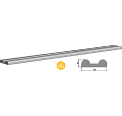 Barre pour épandeur FELLA 255777 adaptable