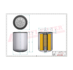 Filtre à huile adaptable HIFI FILTER SO3360