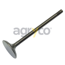 Soupape d'échappement Ø 33.00 x 5.90 mm - l 108.00 mm - 45 ° pour téléscopique MANITOU 750522 adaptable