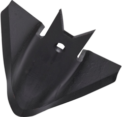 Kockerling - 506055 - Soc patte d'oie  - 320x10 mm - BlackSteel ©