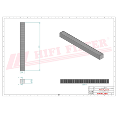 Filtre à air adaptable HIFI FILTER SC90286