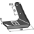 Aile droite - Blacksteel pour AMAZONE 78708826 adaptable