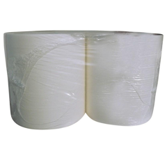 2 rouleaux d'essuie-mains blanc 800 feuilles - 260 x 300 mm
