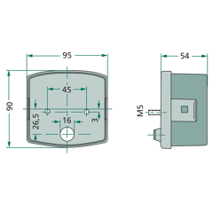 Rechte Traktorleuchte CASE IH - DEUTZ-FAHR - FENDT 04389586 - 02377450 - X830180037000 Nachbau