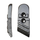 Pointe Droite carbure et rechargement pour charrue BUGNOT 6035 adaptable