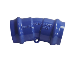 Coude fonte peinte 22° PVC