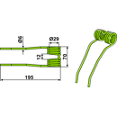 Dent de fenaison pour ensileuse CLAAS 9862900 adaptable - BlackSteel©