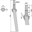 Kreiseleggenzinken - rechts / links RH11D Vigolo Nachbau