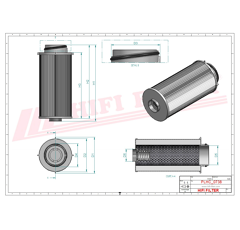 Filtre hydraulique adaptable HIFI FILTER SH66275