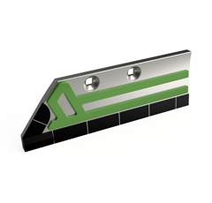 Soc de rasette Gauche carbure et rechargement pour charrue GOIZIN 10782 adaptable