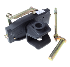 Zugmaul manuell,W= 311 S30, Ø 31 mm Bolzen,  Schwarz    