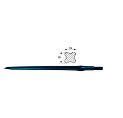 Dent de fourche 35 x 640 mm pour chargeur AGRAM adaptable