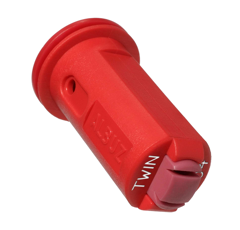 Doppelflachstrahldüse ALBUZ AVI Twin 04 rote Keramik