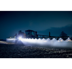 Projecteur de travail LED pour pulvérisateur rond HELLA 996276701 adaptable