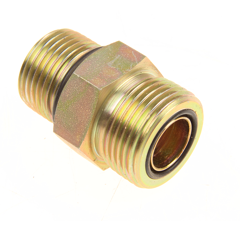 Doppelnippel flachdichtend ORFS-GE 1 3/16-12x1 1/16-12  