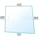Teilscheibe oben rechts/links fü Landmaschine FORD 83944242 - Nachbau