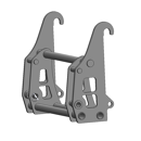 Interface pour télescopique JCB Q-FIT/SCHAFFER 4350-9380 adaptable