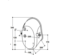Abreuvoir cochon / porcin inox - SUEVIA 76
