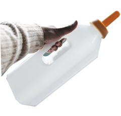 Bouteille à veau en plastique 3 L TETIBLUE