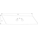 Pointe réversible droite pour charrue KVERNELAND KK053090 origine