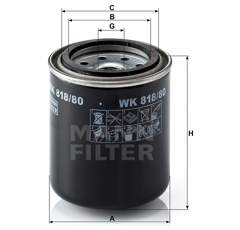 MANN  Kraftstoffwechselfilter WK81880
