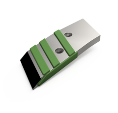 Pointe Droite carbure et rechargement pour charrue OVERUM 84060 adaptable