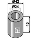 Buchse 45x24 für Häcksler SAUERBURGER – Nachbau  