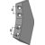 Aileron à soc 53 - 55 mm 681-004R adaptable - BlackSteel©