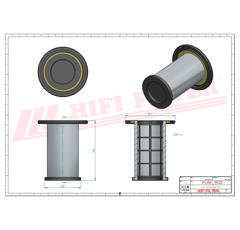 Filtro de ventilación HIFI FILTER SAO6091 Adaptable