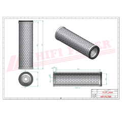 Filtre à air primaire adaptable HIFI FILTER SA10913