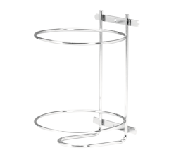 Support mural inox pour récipient rond - 2 L