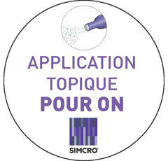 Applicateur topique premium avec buse de diffusion 75 ml SIMCRO