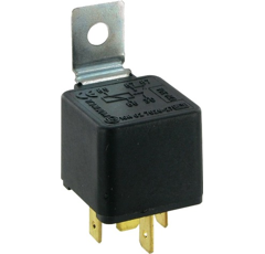 Relais 12 V - 30 A 5 bornes adaptable