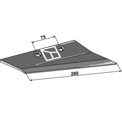Aileron droite REGENT 871.02.12.1 adaptable - BlackSteel©